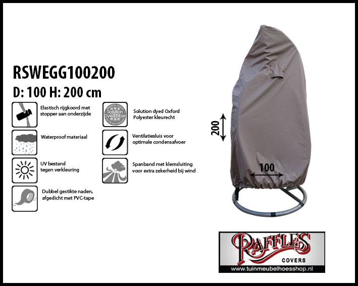 Cover for swing chair Ø 100 & H: 200 cm