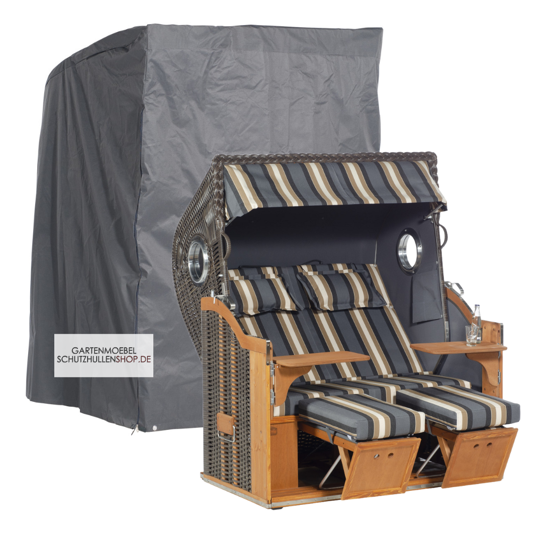 Cover, 155 x 105 H: 160 cm, for 2-seater beach bench