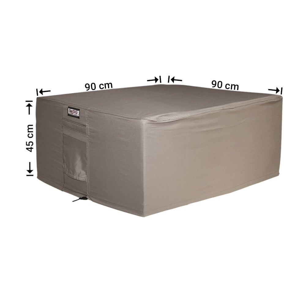 Lounge tafel hoes 90 x 90 H: 45 cm