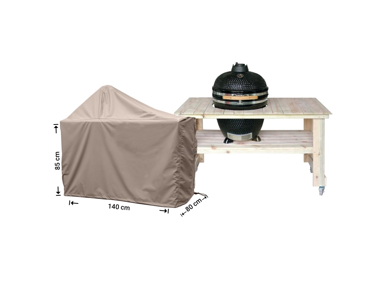 Raffles Covers Big Green Egg / Kamado BBQ table cover
