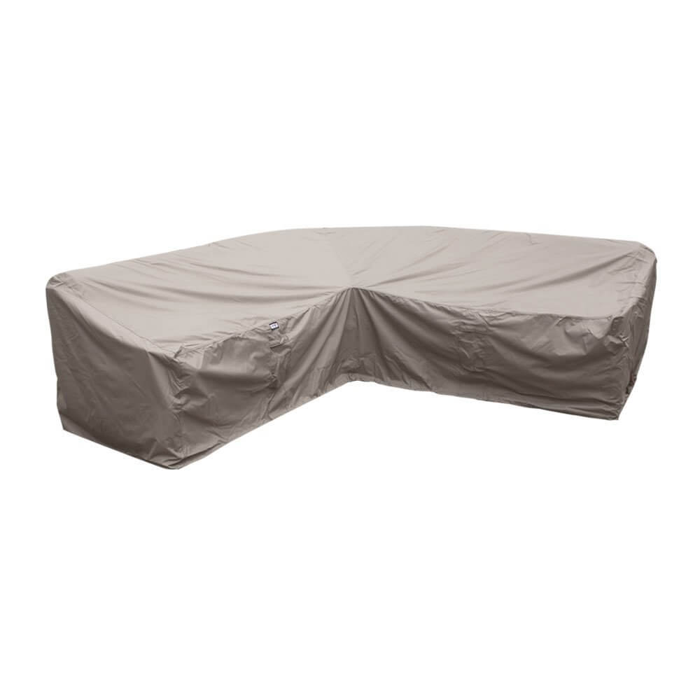 Afdekhoes voor dining hoekbank 230 x 230 x 80 H: 90/65 cm