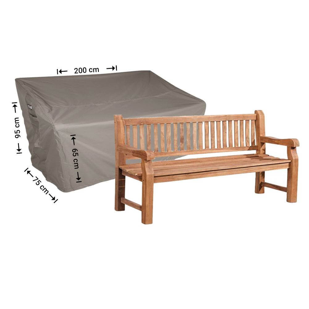 Tuinbank hoes 200 x 75 H: 95/65 cm
