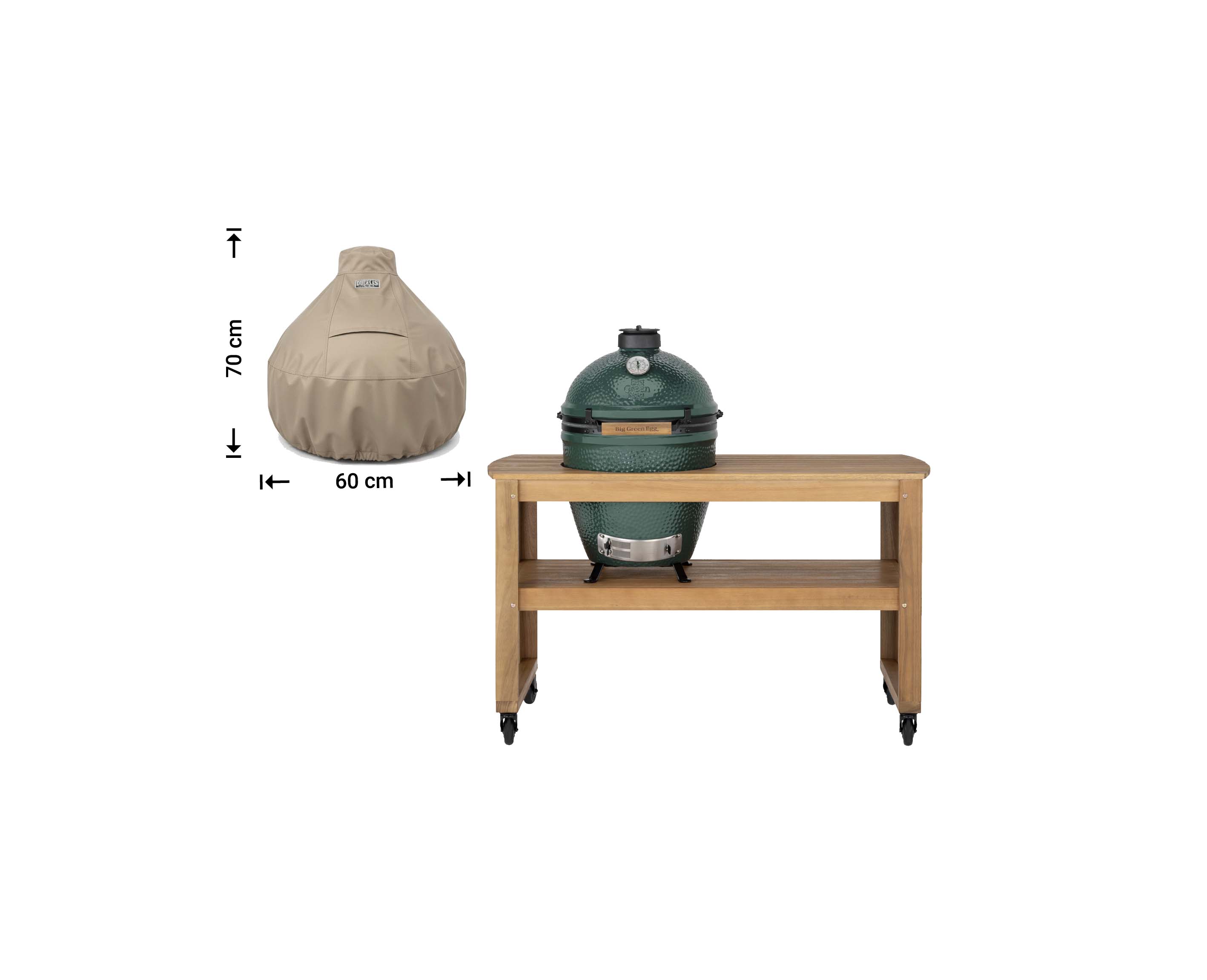 Raffles Covers round Kamado Cover for Big Green Egg & Ceramic Grills