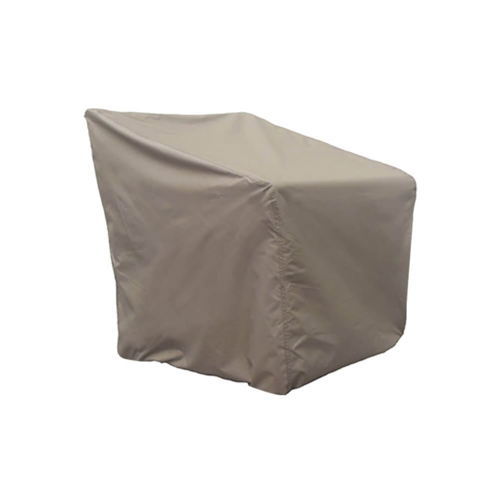 Afdekhoes schuin aflopende lounge stoel 95 x 95 H: 85/65cm
