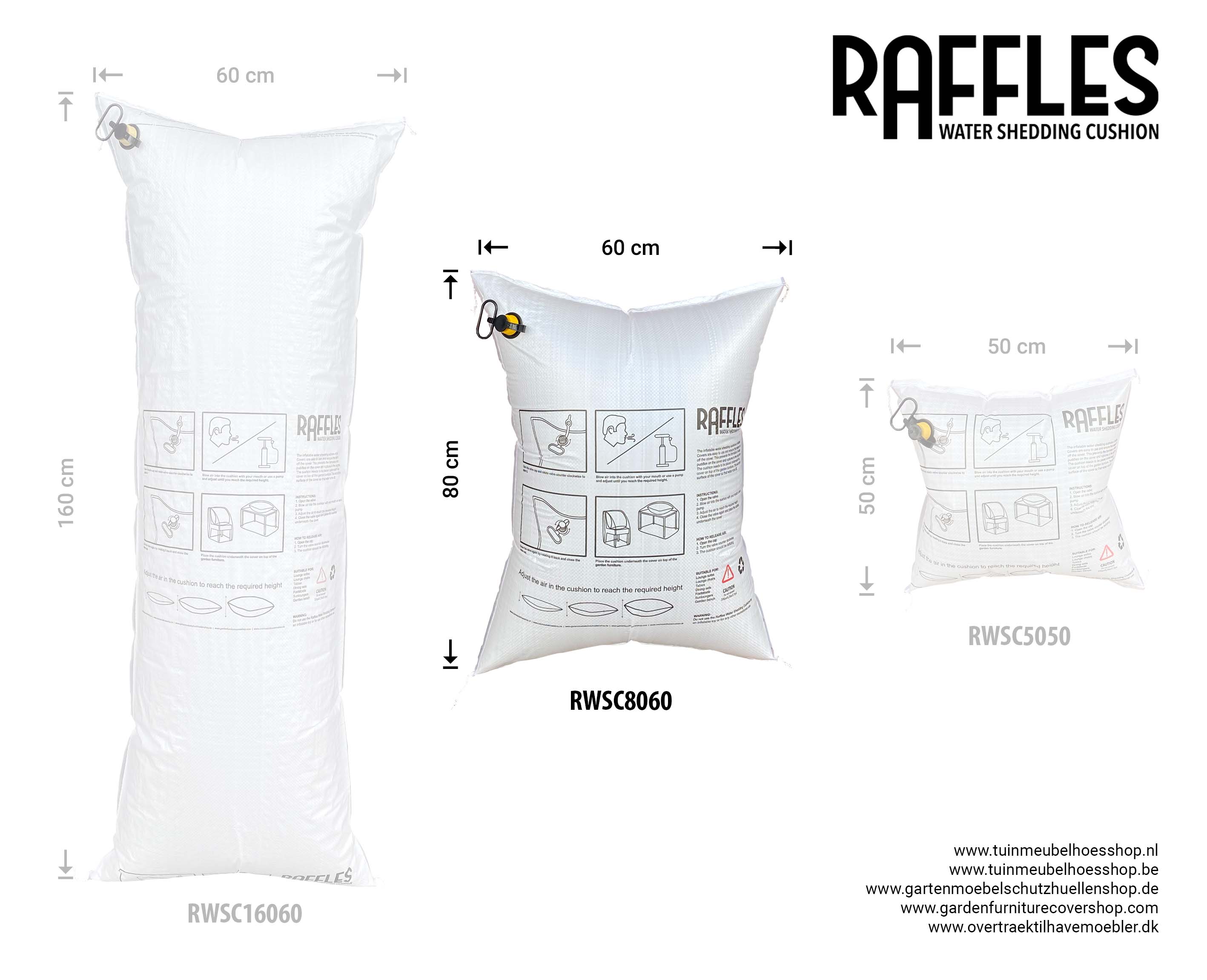 Water Shedding Cushion 80 x 60 cm