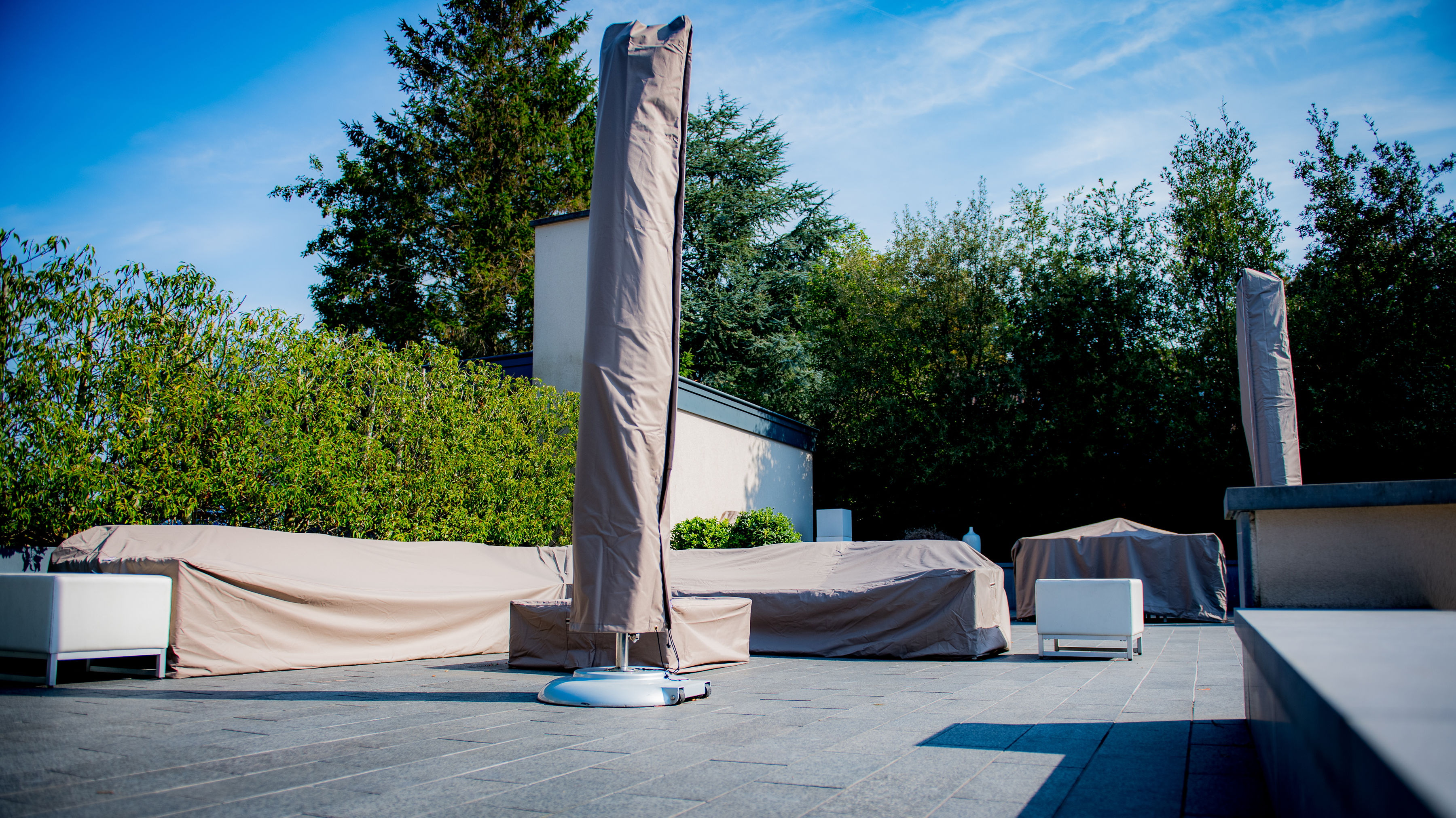 Raffles Covers hoekbank hoes sfeer foto 220 x 220 x 90 H: 70 cm