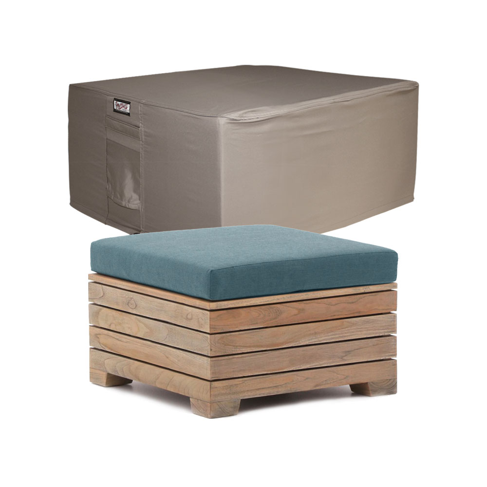 Beschermhoes voor hocker 60 x 60 H: 45 cm