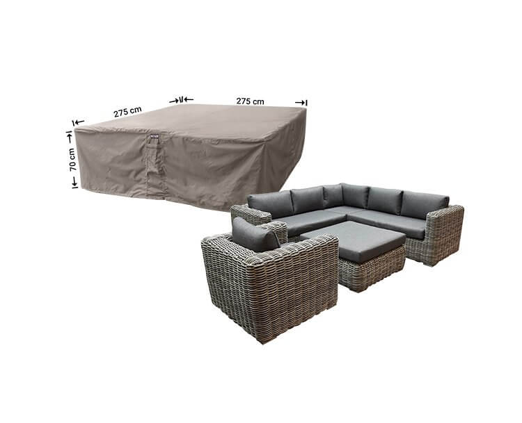 Loungeset beschermhoes 275 x 275 H: 70 cm