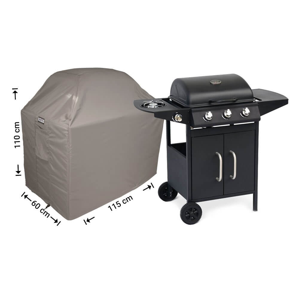 Breathable BBQ cover 115 x 60 H: 110 / 100 cm