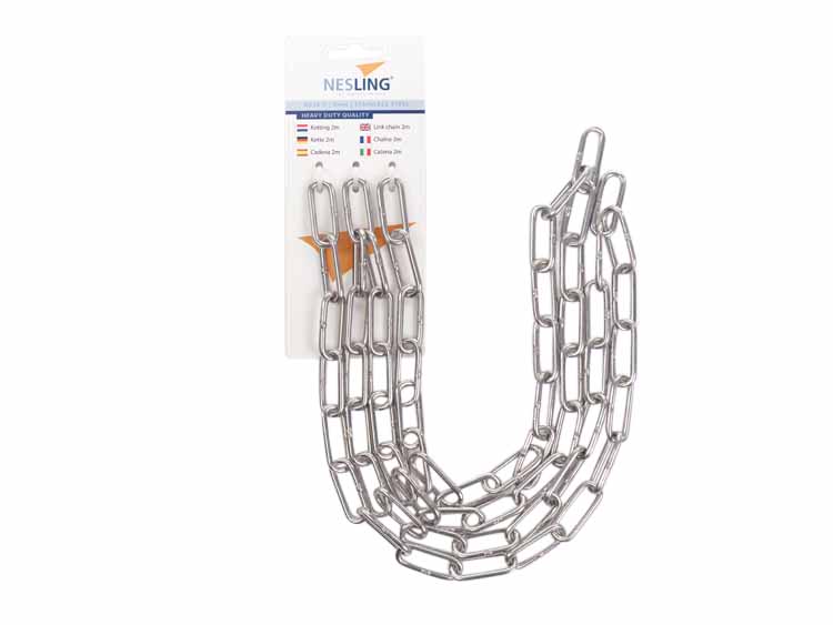 RVS Ketting 200cm Nesling