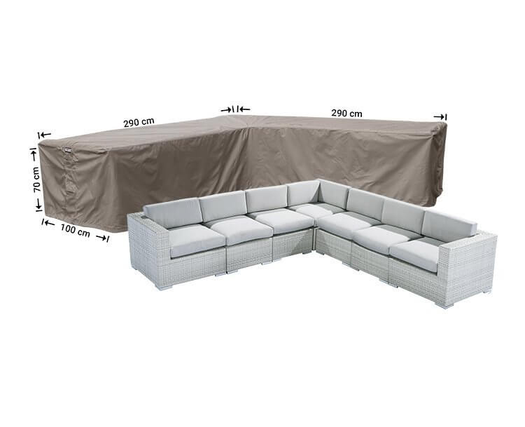 Raffles Covers L-shaped corner sofa covers with equal sides