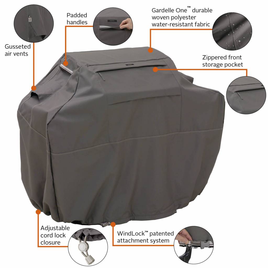 Cover for outdoor kitchen 163 x 61 H: 122 cm