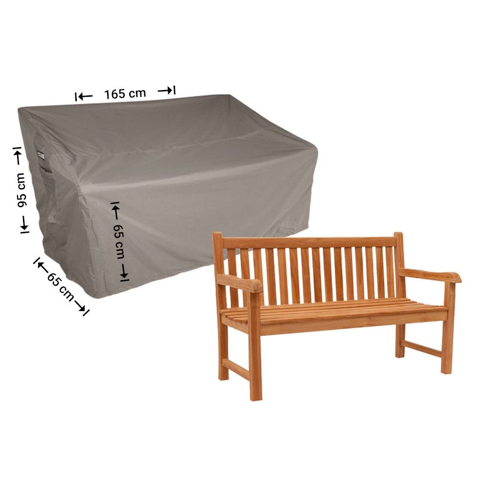 Tuinbank hoes 165 x 65 H: 95/65 cm