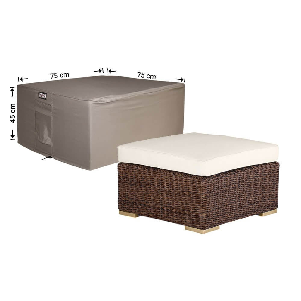 Hocker hoes 75 x 75 H: 45 cm