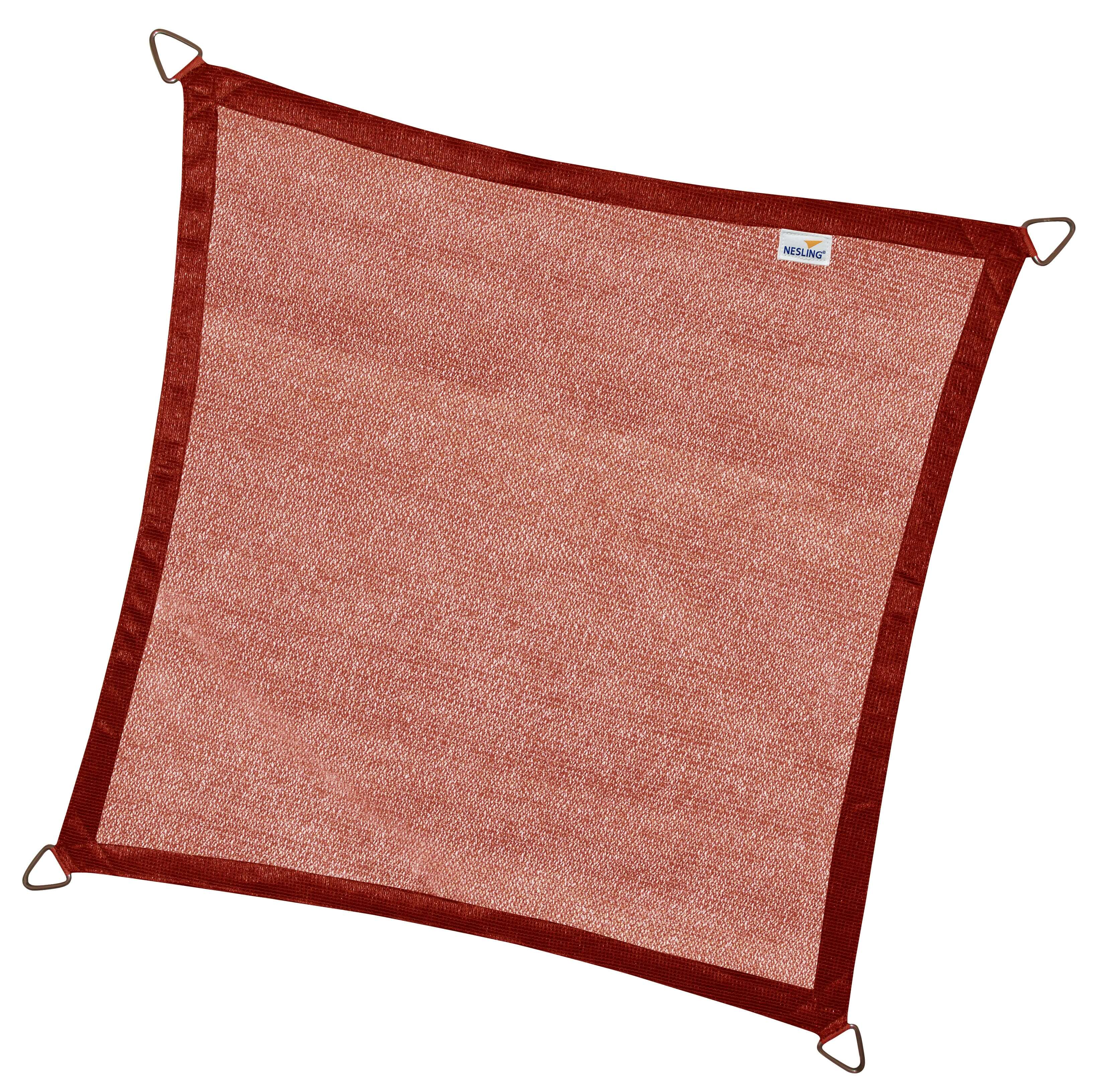 Schaduwdoek van 5,0m Nesling - terracotta
