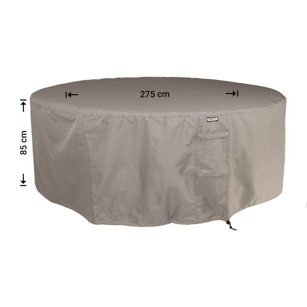 Beschermhoes voor ronde tafel met stoelen Ø 275 H: 85 cm