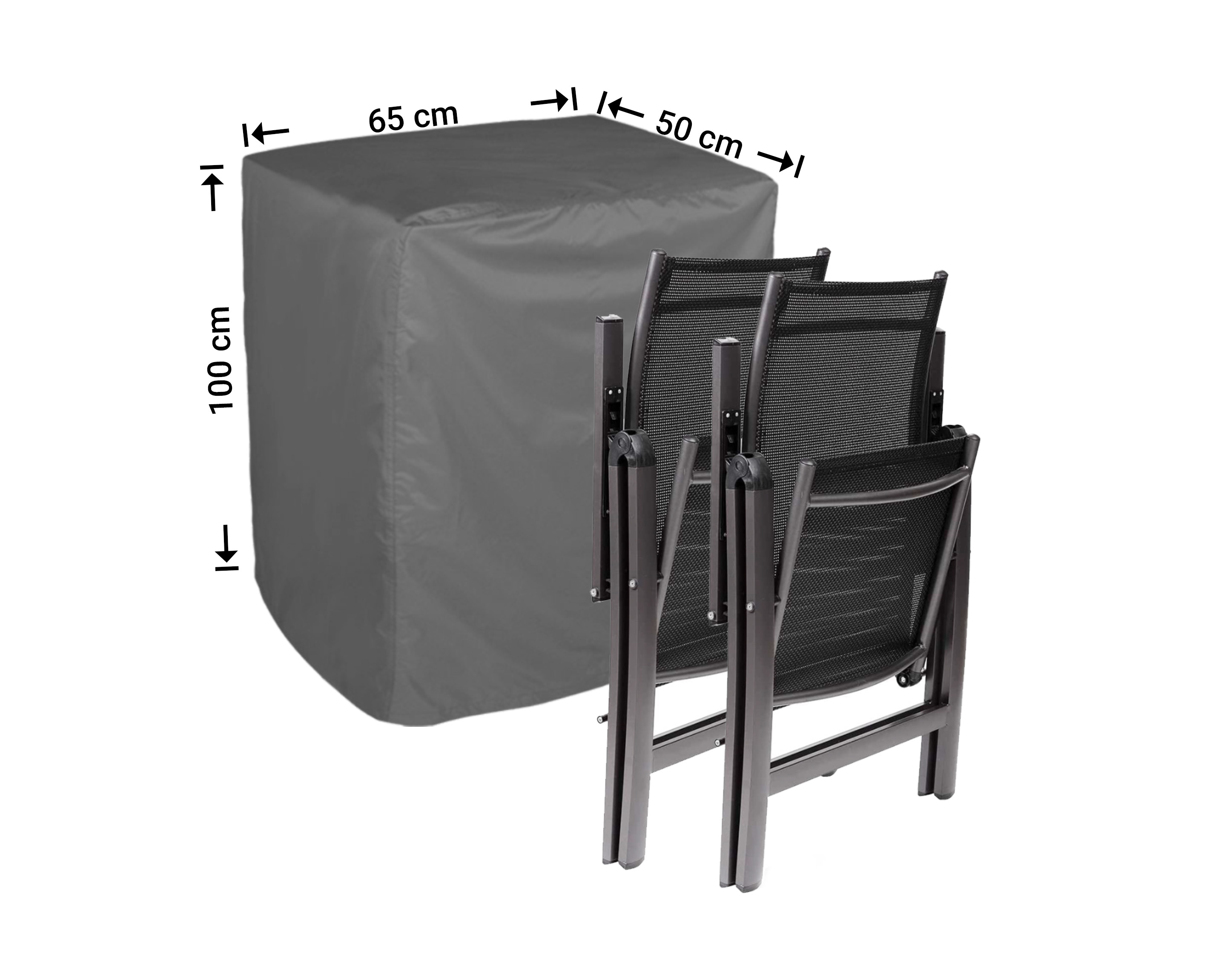 Raffles Covers cover for folded reclining garden chairs