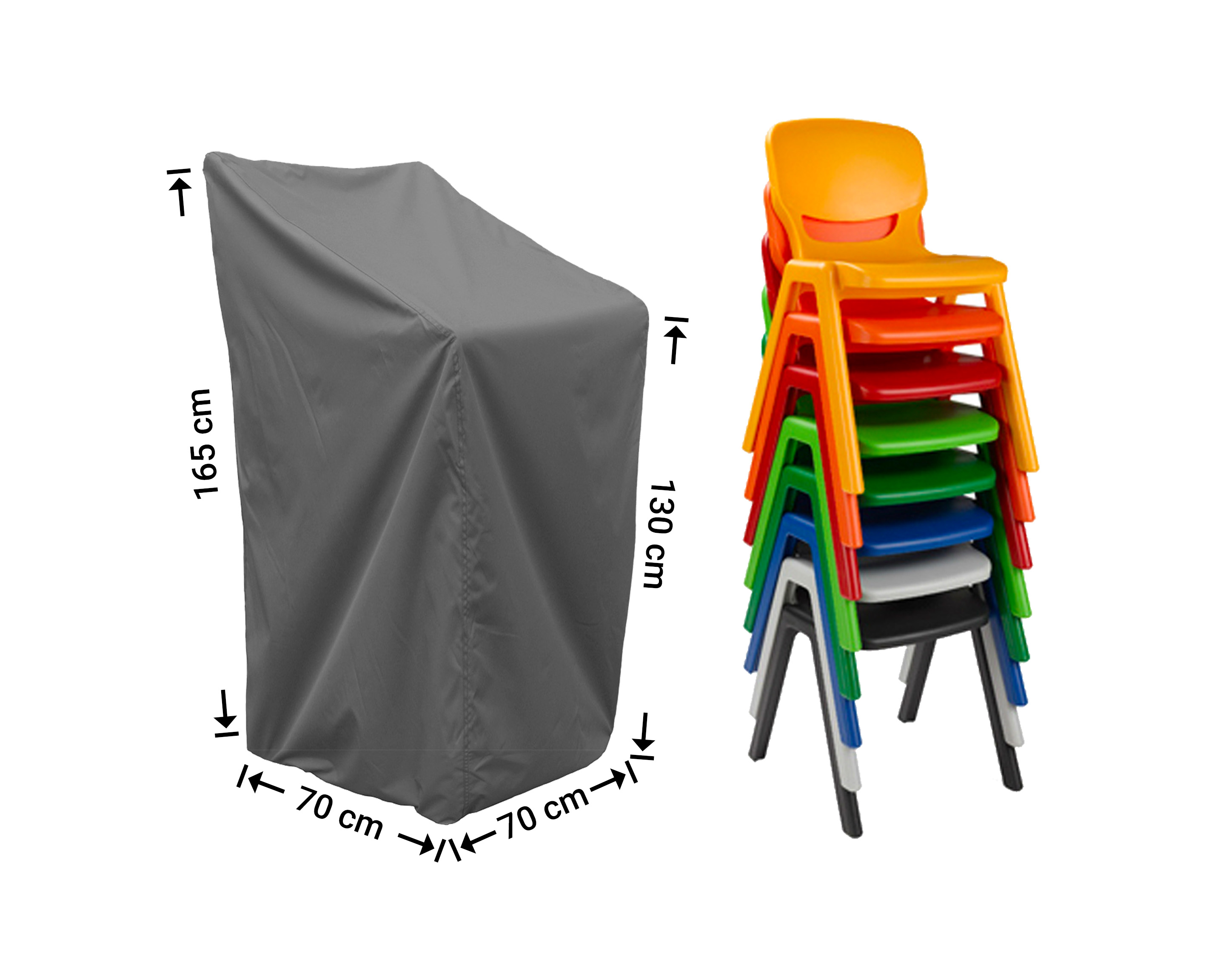 Raffles Covers cover for stacking chairs