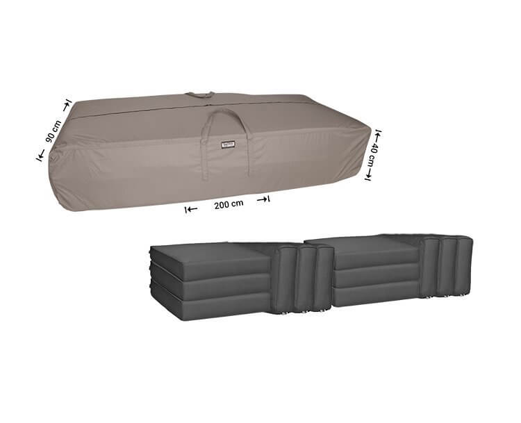 Opbergtas voor kussens 200 x 90 H: 40 cm