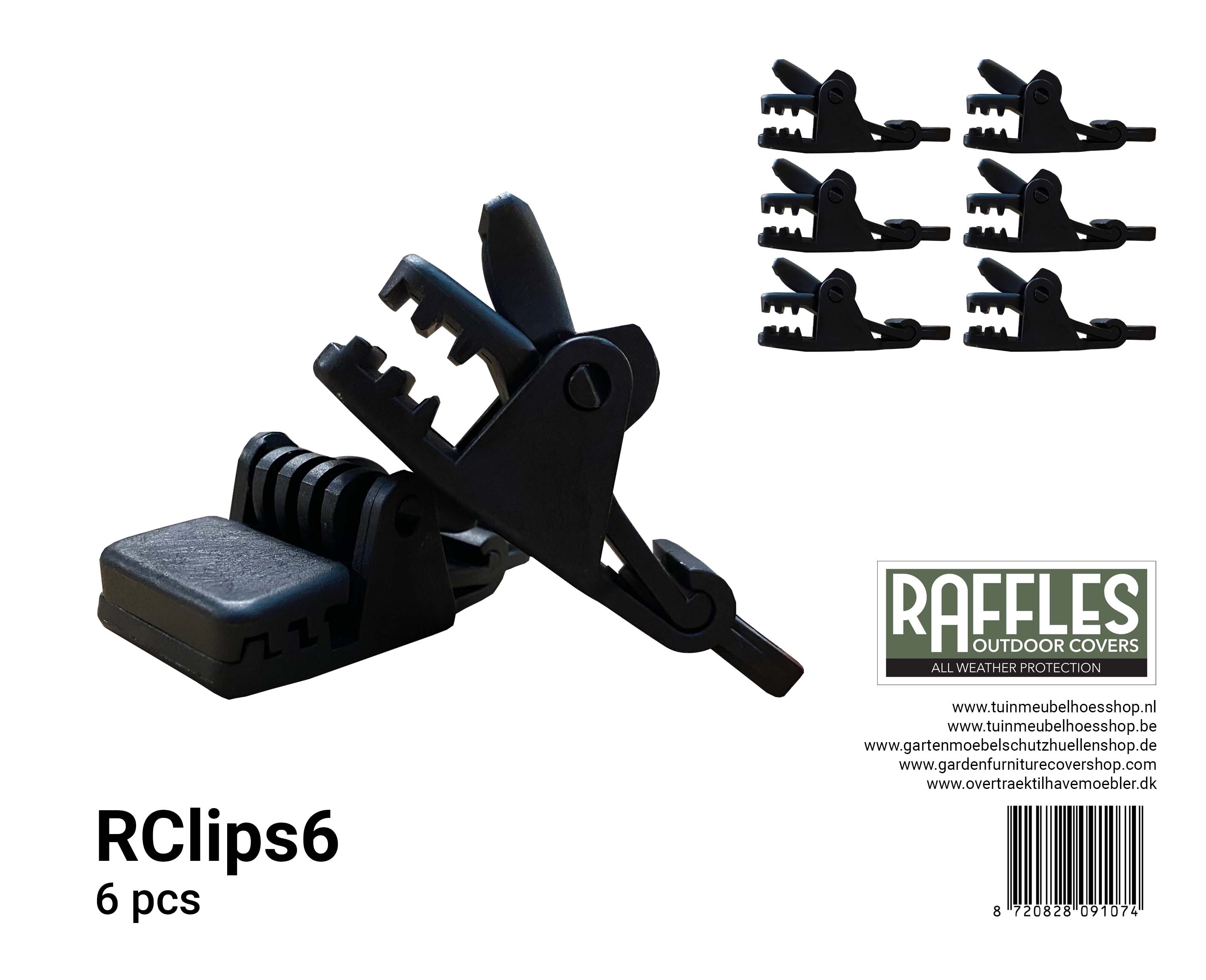 Garden furniture cover clip 6 pcs