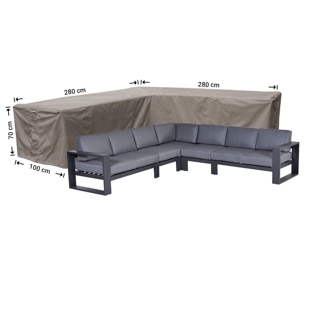 Raffles Covers L-shaped corner sofa covers with equal sides