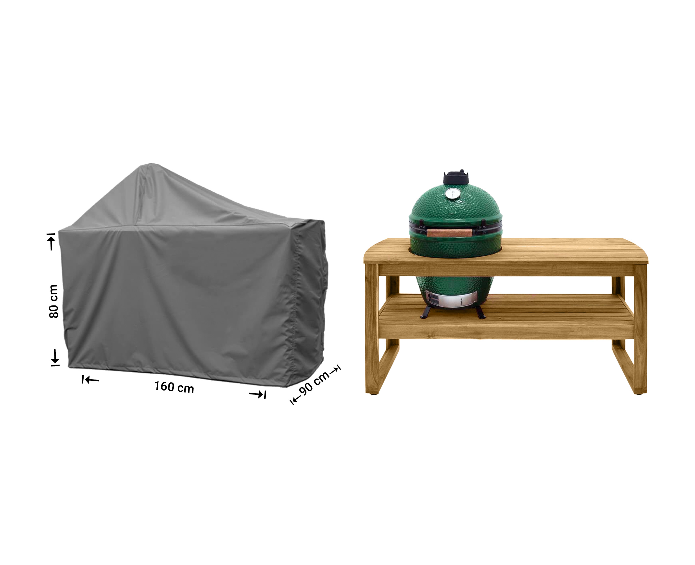Raffles Covers Big Green Egg / Kamado BBQ table cover