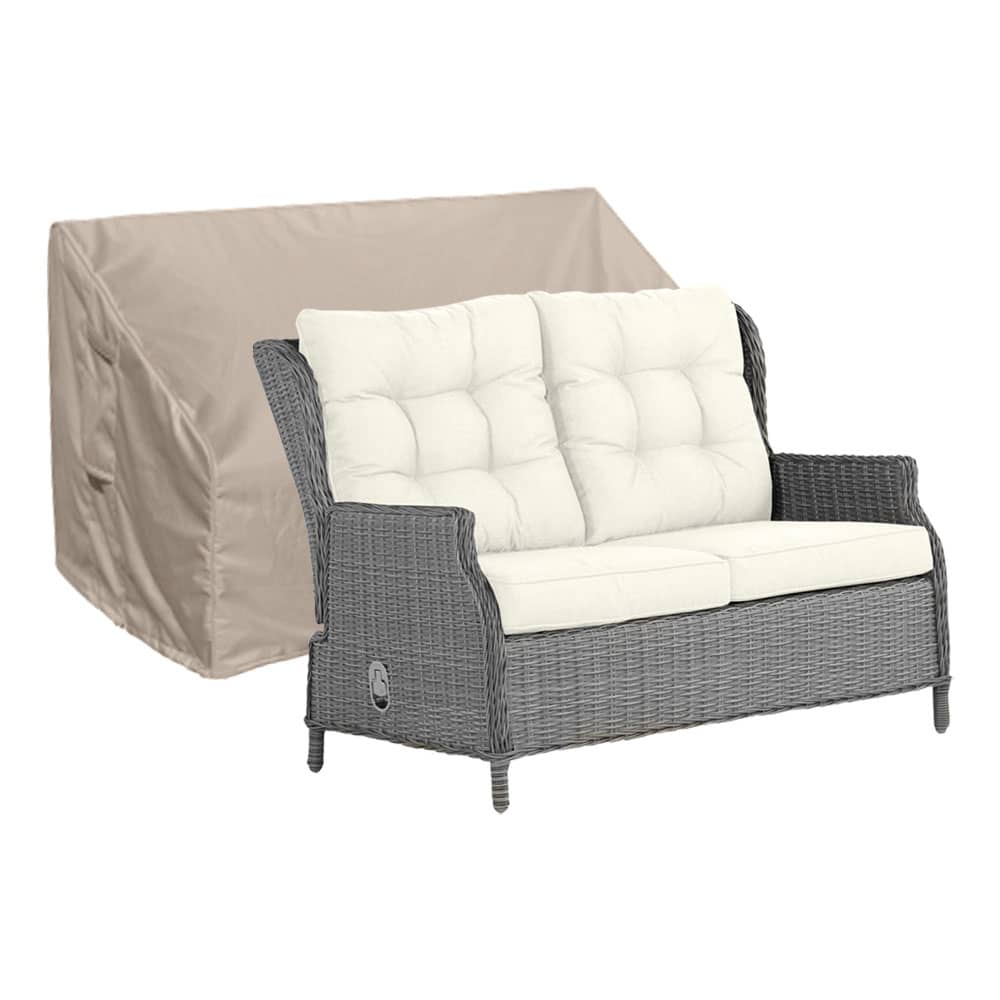 Cover for adjustable lounge bench 160 x 90 H: 115 / 65 cm