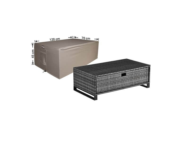 Beschermhoes voor hocker 120 x 70 H: 45 cm