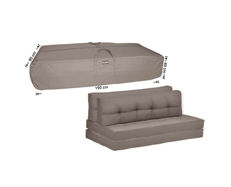 Opbergtas voor kussens 190 x 80 H: 40 cm