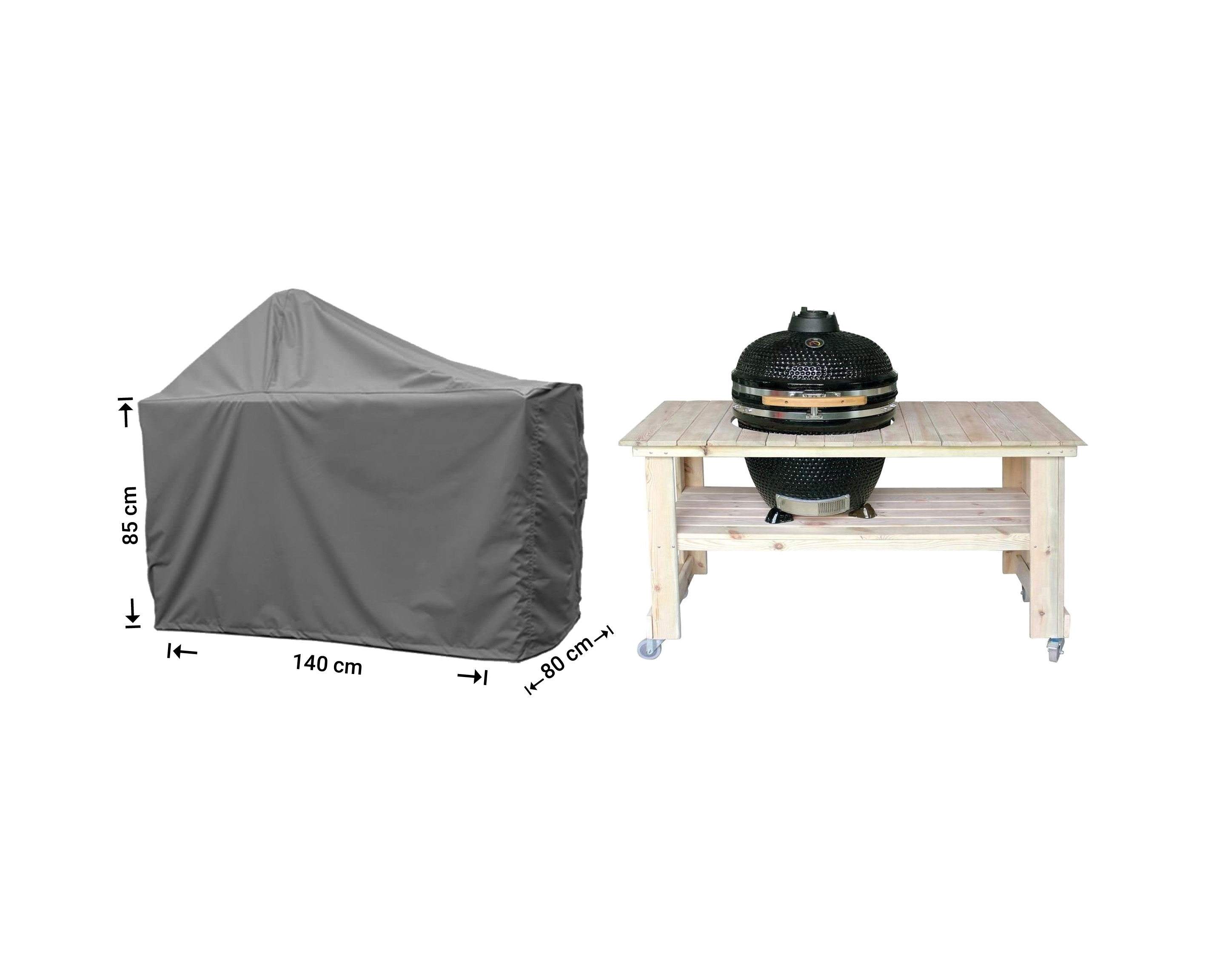 Raffles Covers Big Green Egg / Kamado BBQ table cover