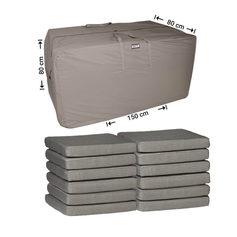 Opbergtas voor kussens 150 x 80 H: 80 cm