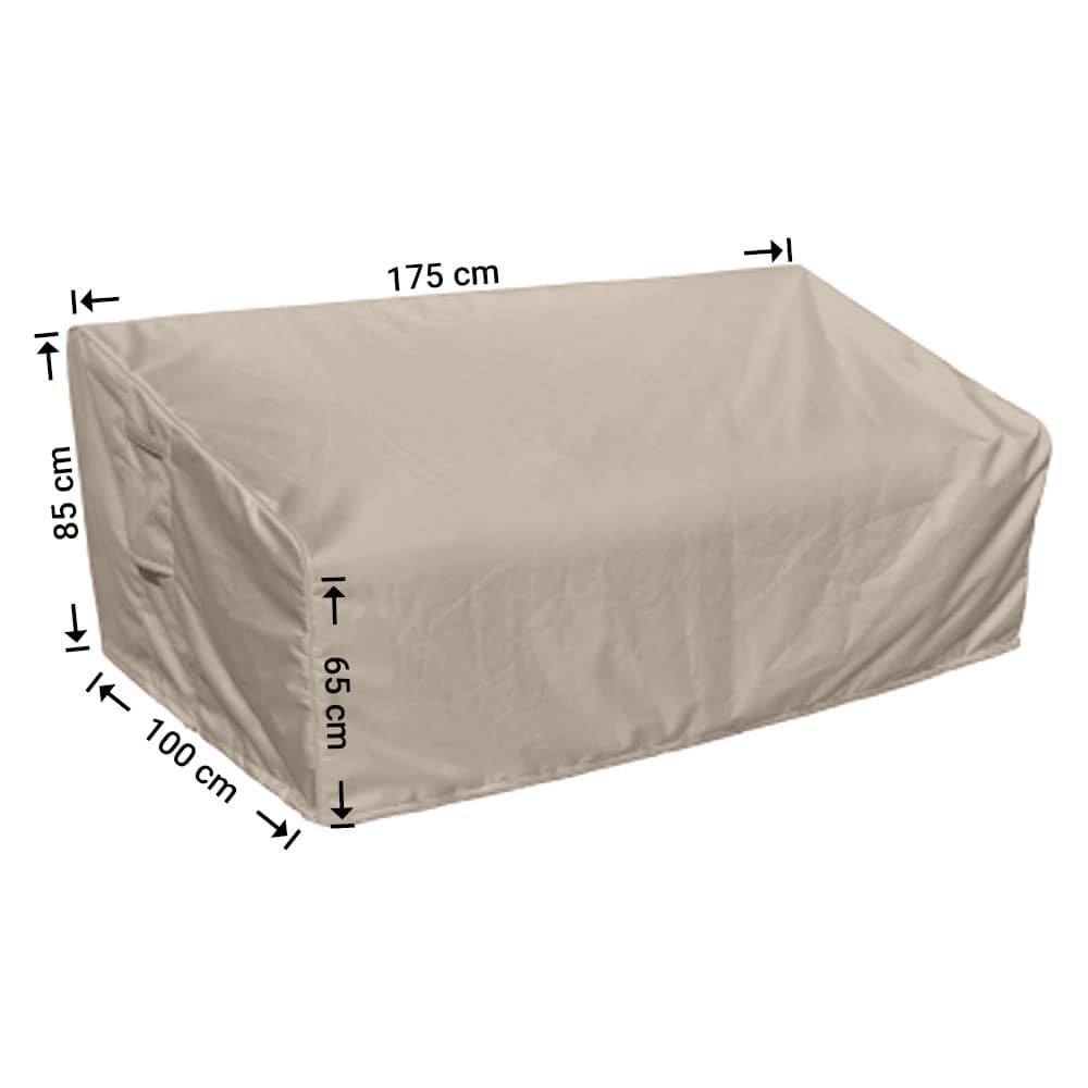 Hoes voor lounge bank 175 x 100 H: 65/85 cm 