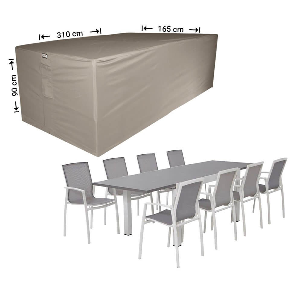Tuinset hoes 310 x 165 H: 90 cm