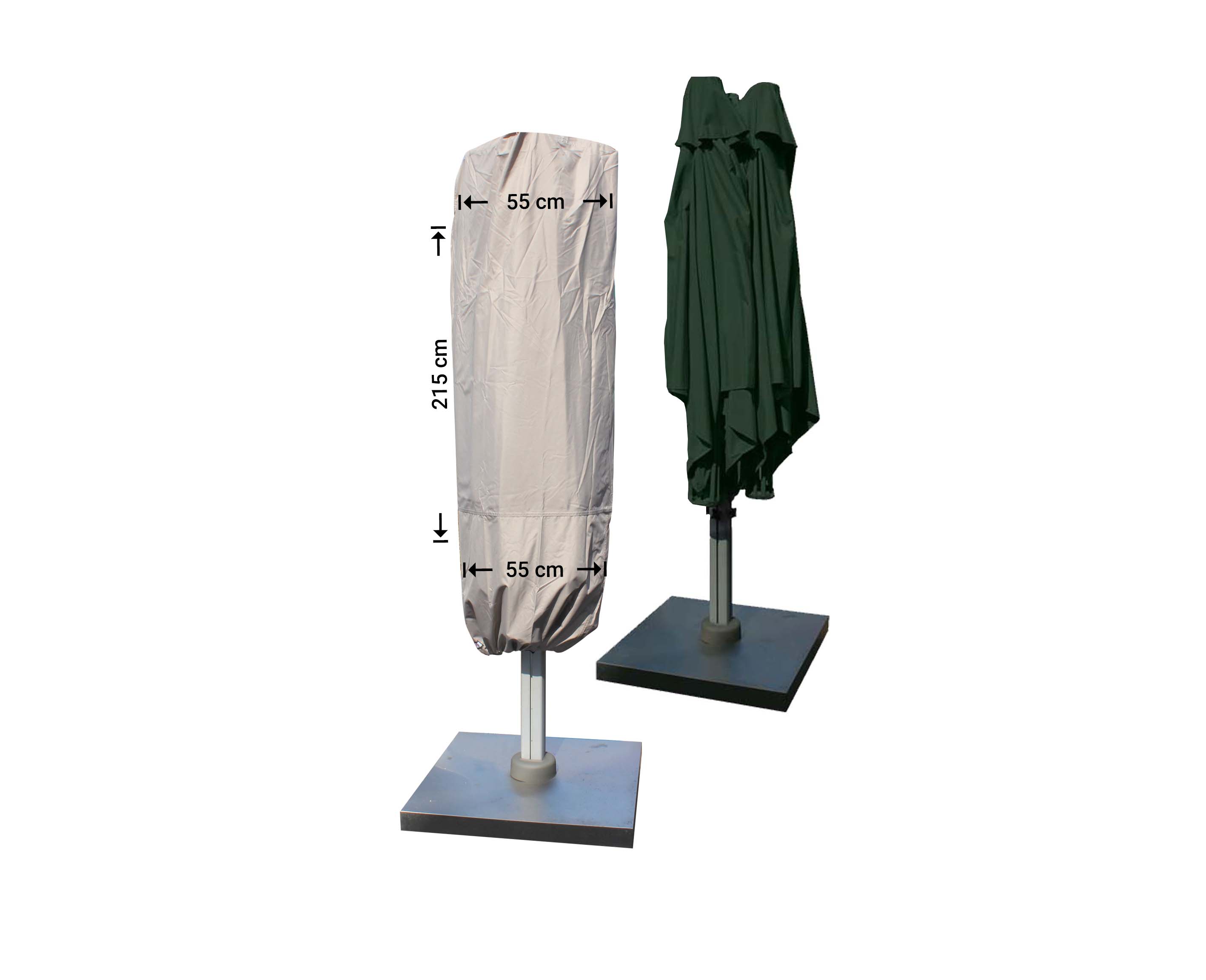 Beschermhoes voor dubbele parasol 