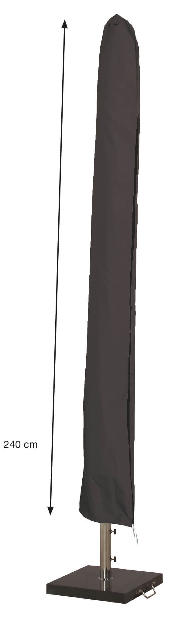 Hoes voor parasol H: 240 cm