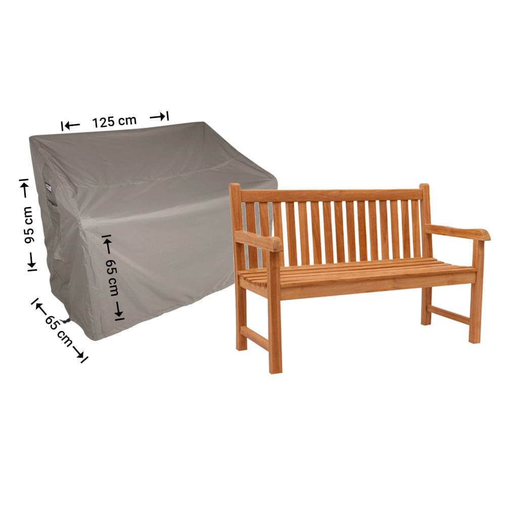 Tuinbank hoes 125 x 65 H: 95/65 cm