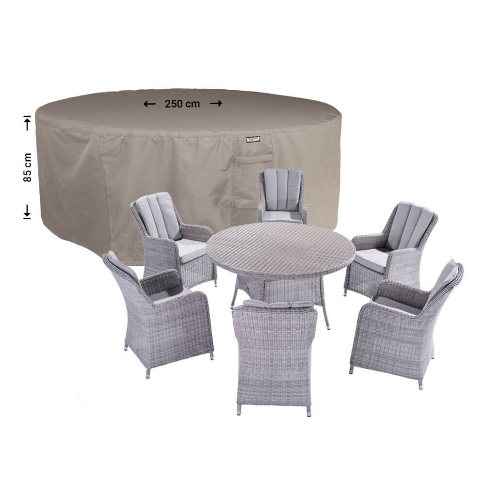 Cover for circular patio set Ø: 250cm & H: 85 cm