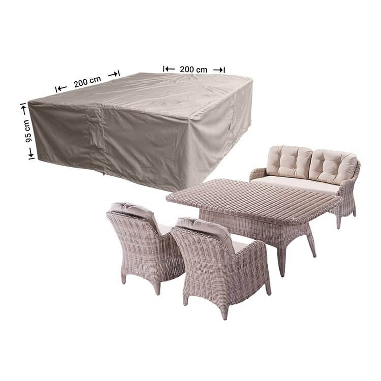 Loungeset hoes 200 x 200 H: 95 cm