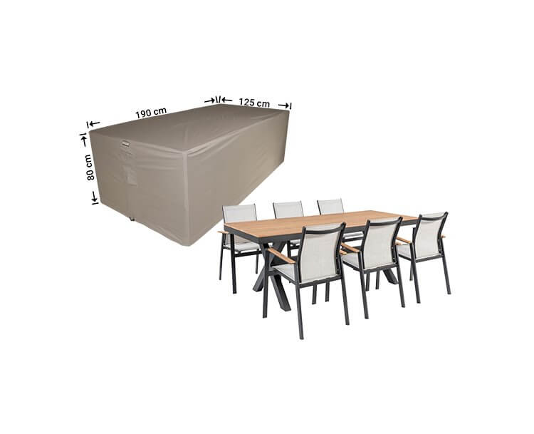 Tuinset hoes 190 x 125 H: 80 cm