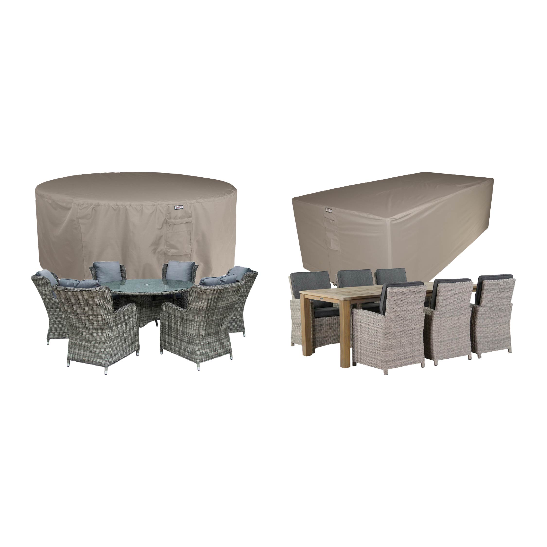 Outdoor dining set cover